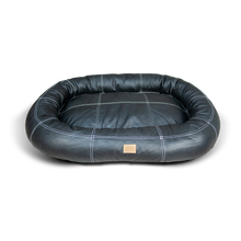 Load image into Gallery viewer, Large Leather Dog Bed - Black