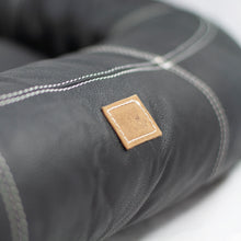 Load image into Gallery viewer, Small Leather Dog Bed - Black