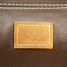 Load image into Gallery viewer, Small Leather Dog Bed - Walnut Brown