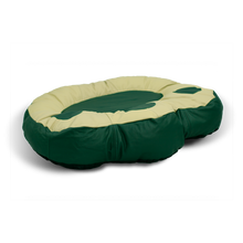 Load image into Gallery viewer, The Paw Dog Bed - Green Leather