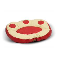Load image into Gallery viewer, The Paw Dog Bed - Red Leather