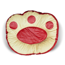 Load image into Gallery viewer, The Paw Dog Bed - Red Leather