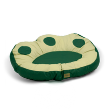 Load image into Gallery viewer, The Paw Dog Bed - Green Leather
