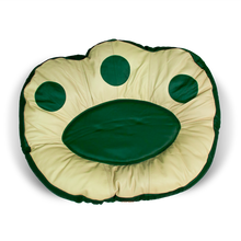 Load image into Gallery viewer, The Paw Dog Bed - Green Leather

