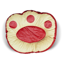 Load image into Gallery viewer, The Paw Dog Bed - Red Leather
